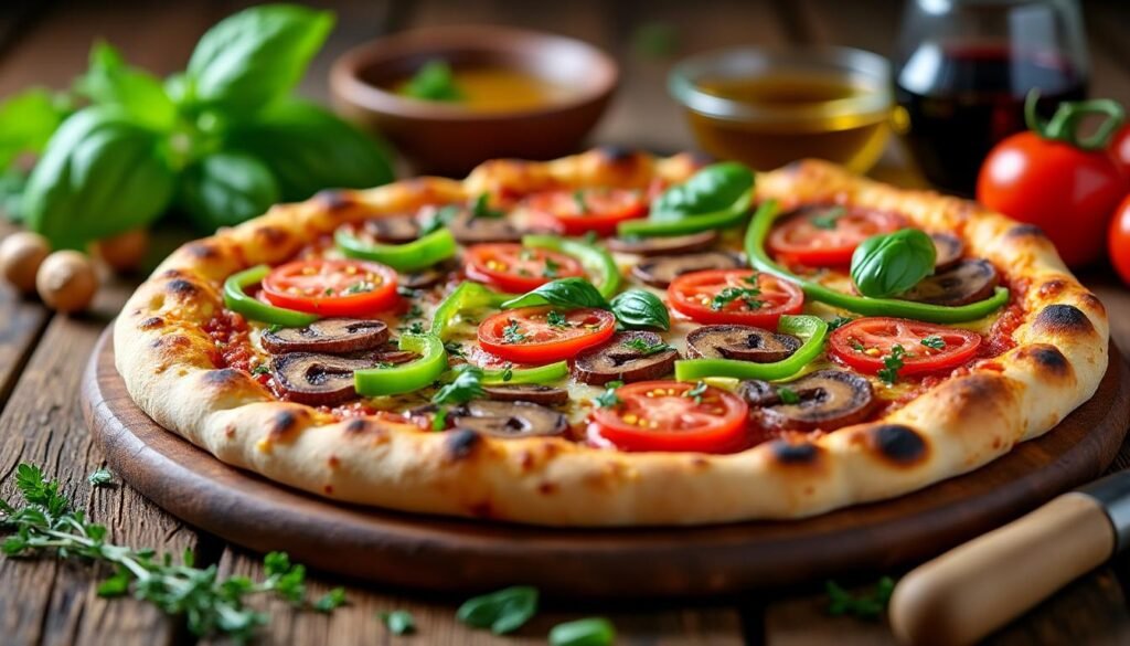 découvrez notre délicieuse recette de pizza campagnarde, garnie de pommes de terre, lardons, oignons et fromage, pour un goût authentique et convivial. idéale pour un repas familial savoureux !