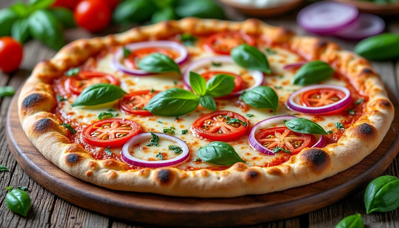 découvrez notre recette facile de pizza campagnarde : une pâte croustillante, garnie de pommes de terre, lardons, oignons et fromage fondant. parfaite pour un repas convivial et savoureux en famille ou entre amis !