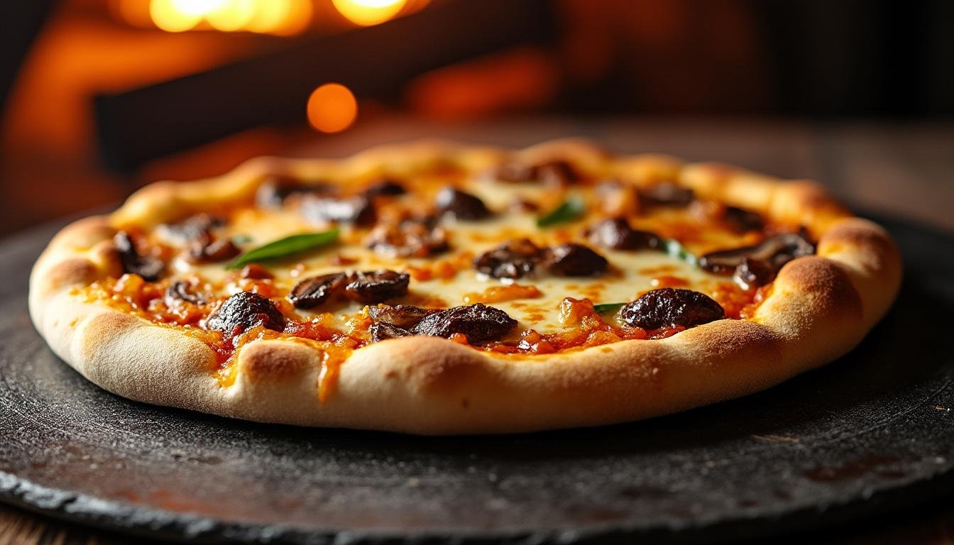 découvrez notre délicieuse recette de pizza aux champignons forestiers : une pâte croustillante garnie de fromage fondant et de champignons sauvages pour un repas savoureux et convivial. facile à préparer, idéale pour régaler toute la famille !