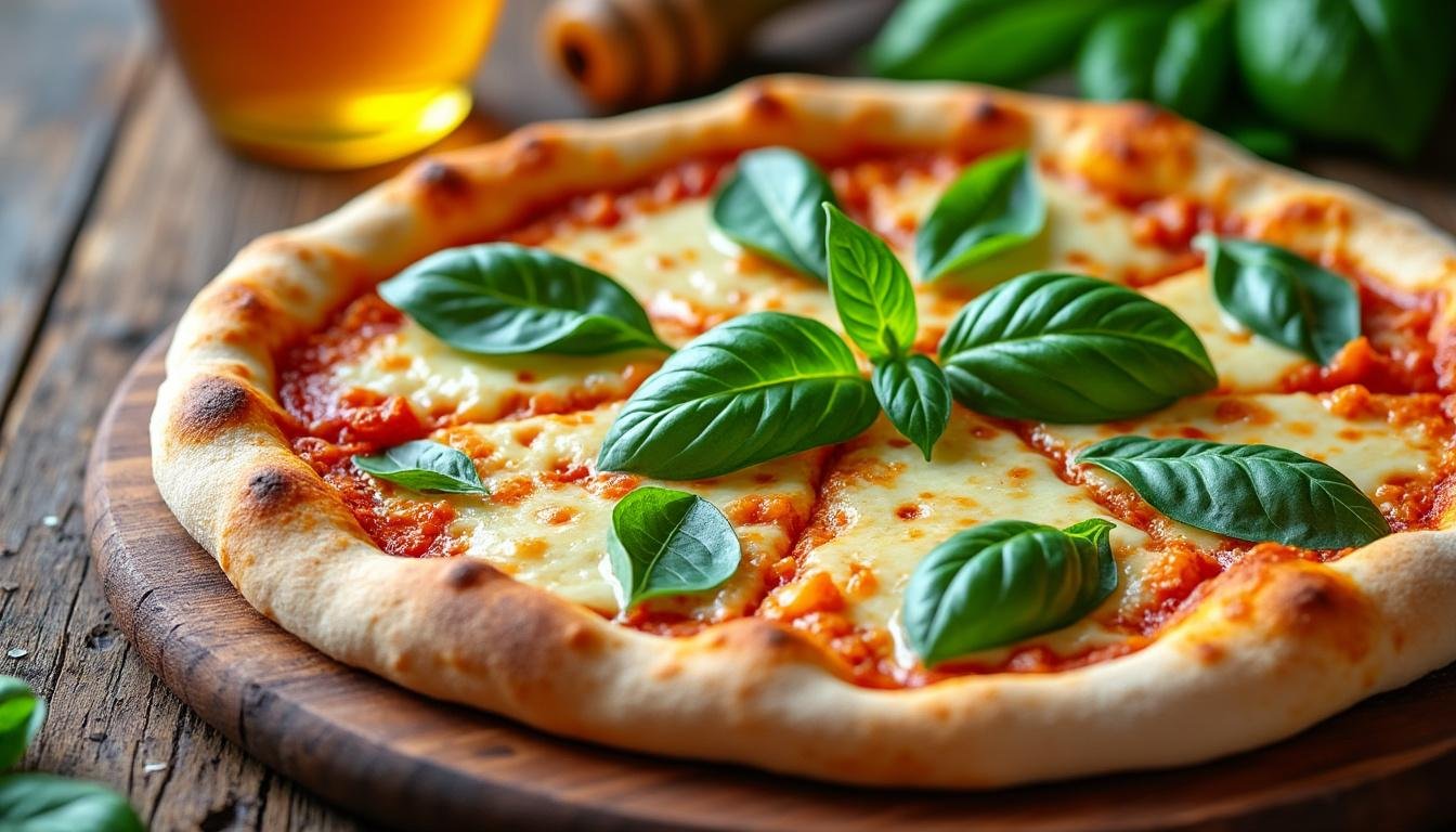 découvrez notre recette facile de pizza chèvre-miel : une alliance parfaite de fromage de chèvre crémeux et de miel doux sur une pâte croustillante. idéale pour un repas convivial et gourmand !