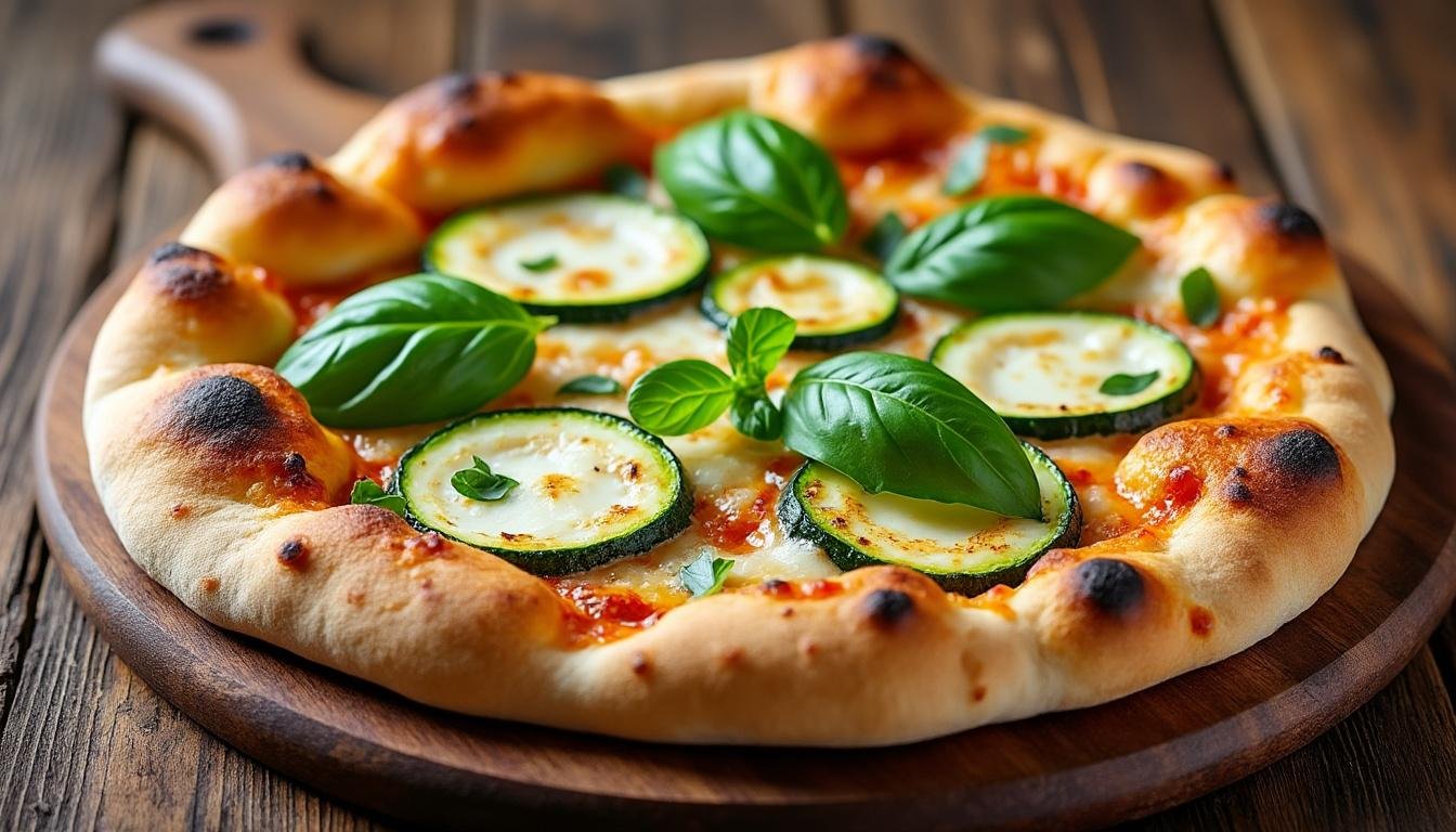 découvrez notre délicieuse recette de pizza aux courgettes et ricotta, facile à préparer et pleine de saveurs. parfaite pour un repas convivial et léger. idéal pour épater vos invités ou régaler votre famille !