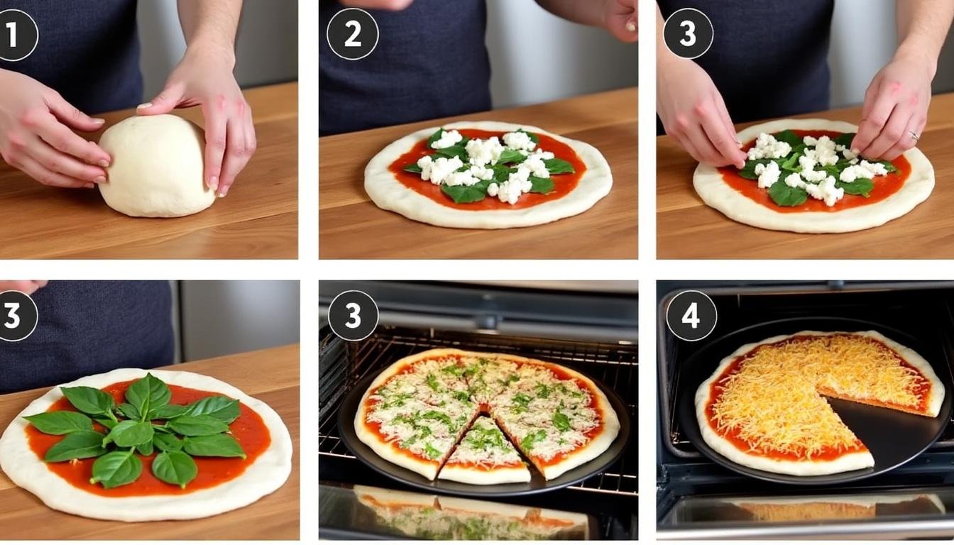 découvrez notre délicieuse recette de pizza aux épinards et feta, facile à préparer à la maison. savourez une combinaison gourmande et équilibrée pour un repas convivial et savoureux !