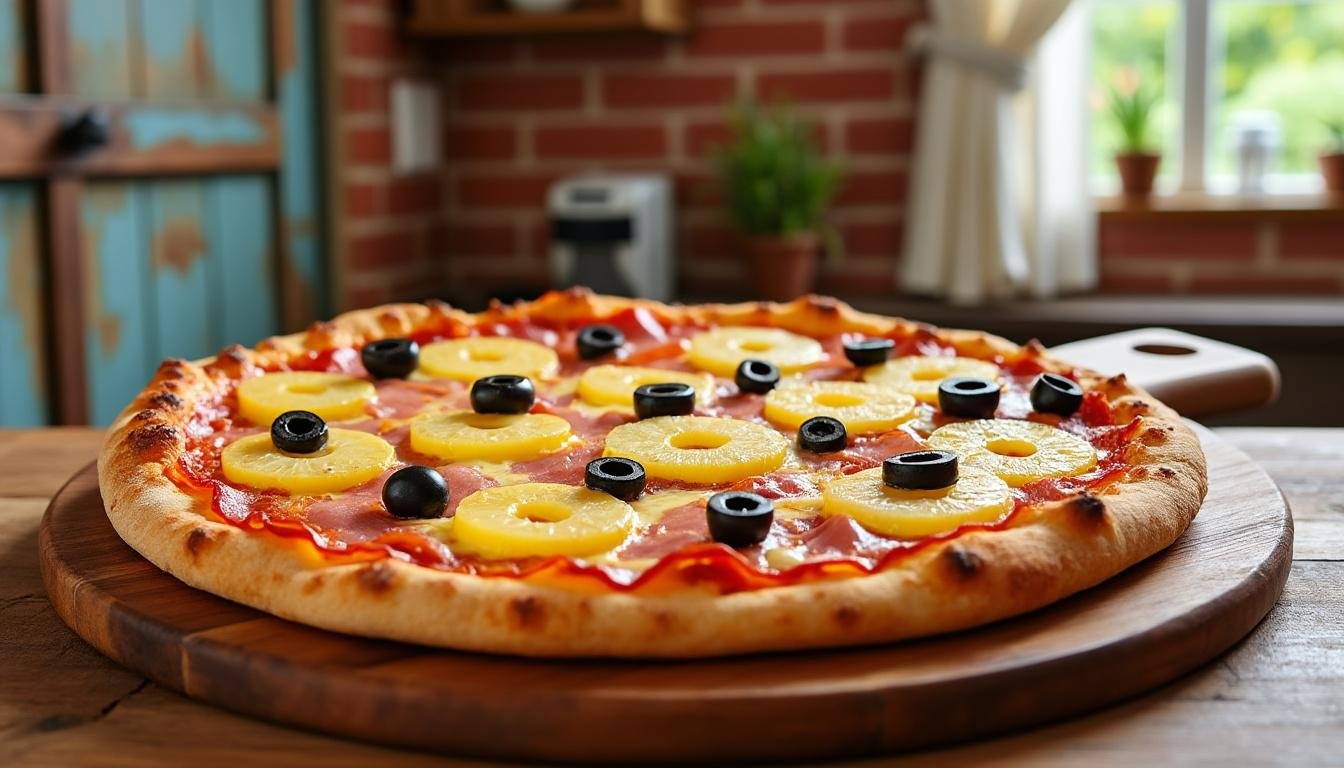 découvrez comment préparer une délicieuse pizza hawaïenne maison avec une pâte moelleuse, du jambon, de l’ananas et du fromage fondant. recette simple et rapide à savourer en famille ou entre amis !