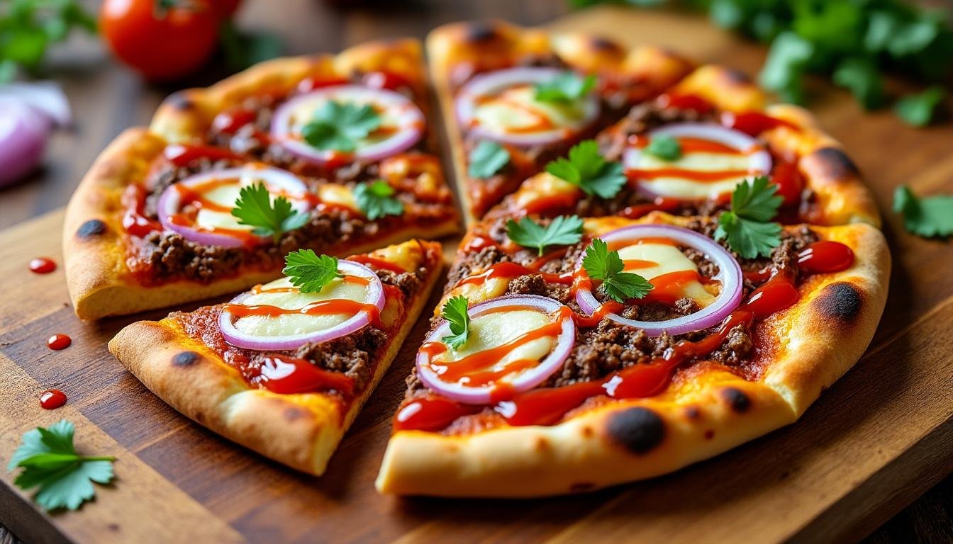 découvrez comment préparer une savoureuse pizza mexicaine avec cette recette facile. garnie de sauce épicée, légumes frais et viande, cette pizza apportera une touche originale à vos repas.