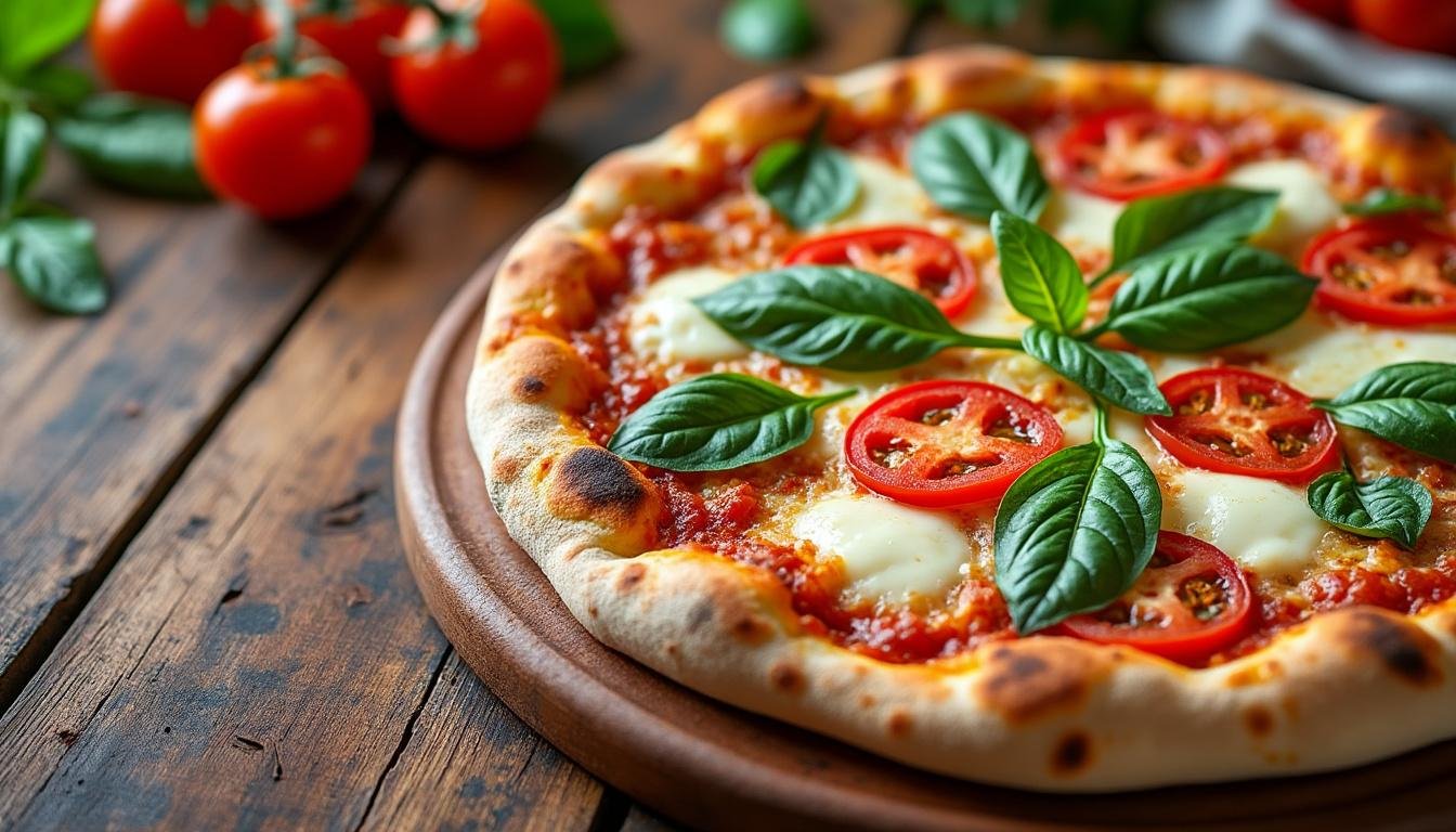découvrez la recette authentique de la pizza napoletana : pâte moelleuse, sauce tomate parfumée, mozzarella fondante et basilic frais. préparez facilement une pizza italienne chez vous !
