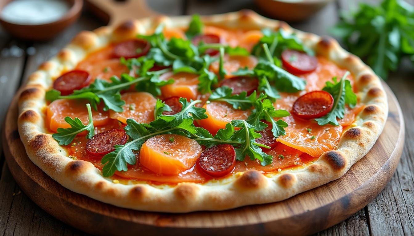 découvrez comment réaliser une délicieuse pizza norvégienne à base de saumon fumé, crème fraîche et aneth. une recette originale, facile et rapide qui ravira les amateurs de saveurs nordiques !