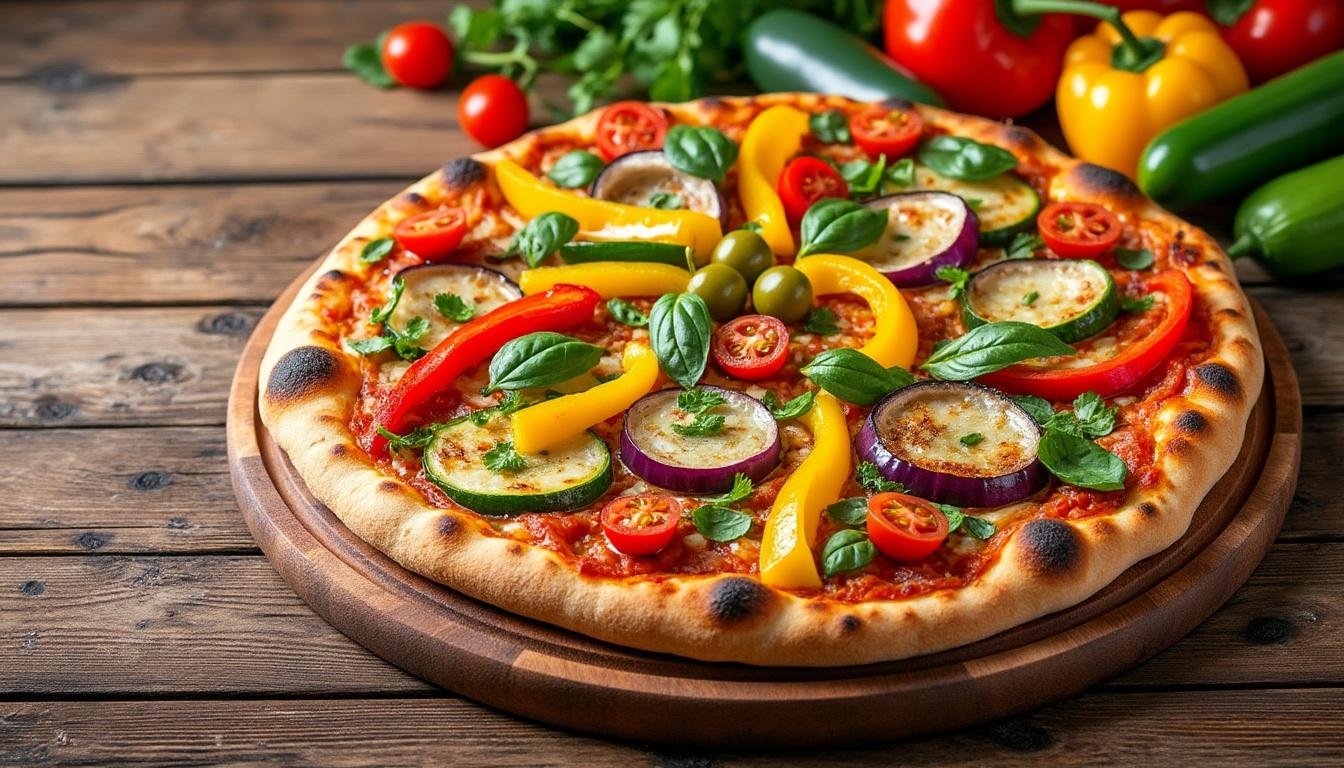 découvrez la recette authentique de la pizza ortolana, garnie de légumes frais grillés. facile à préparer, savoureuse et parfaite pour un repas sain et gourmand. essayez cette pizza italienne chez vous !