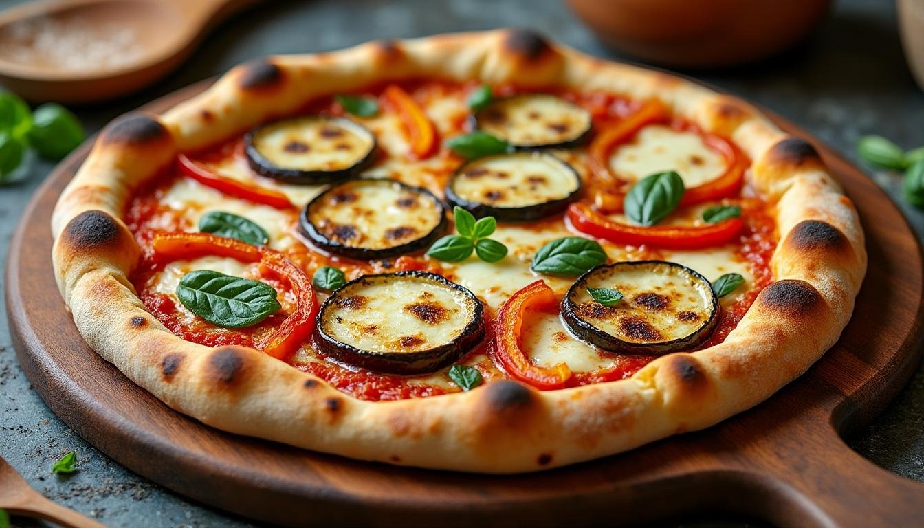 découvrez la recette de la pizza ortolana : une pizza maison garnie de délicieux légumes grillés et de fromage fondant, idéale pour un repas sain et savoureux. facile à préparer, parfaite pour les amateurs de cuisine italienne !
