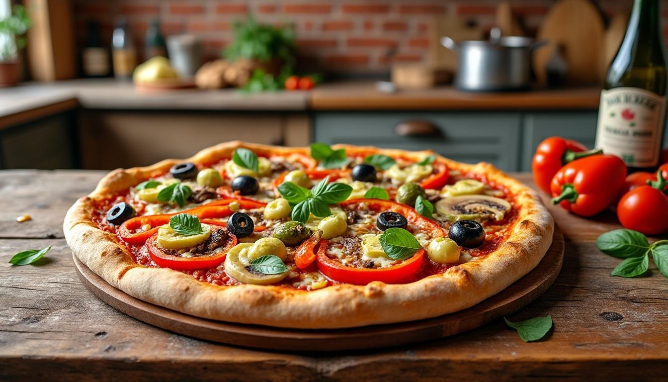 découvrez comment préparer une délicieuse pizza ortolana maison, garnie de légumes frais grillés et de mozzarella fondante. une recette saine, facile et savoureuse, parfaite pour les amateurs de cuisine italienne authentique !