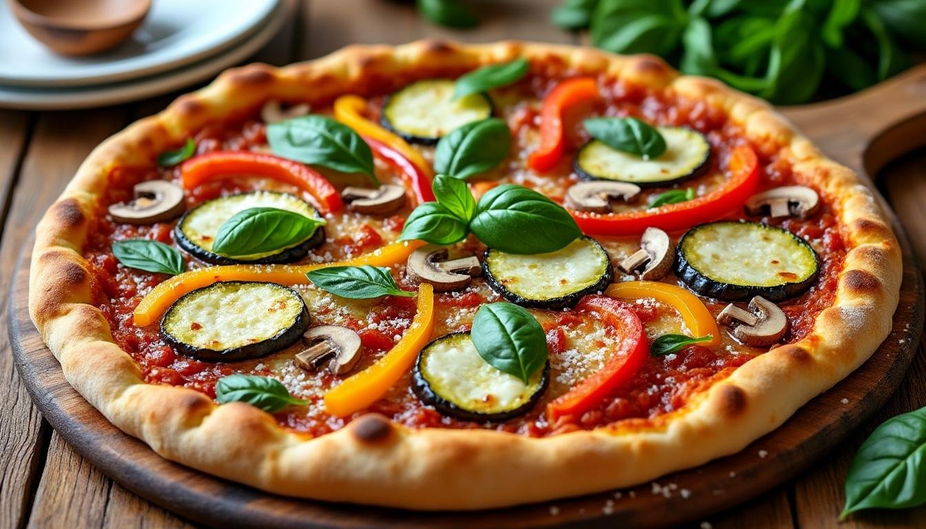 découvrez comment préparer une délicieuse pizza parmigiana à la maison : pâte croustillante, aubergines fondantes, mozzarella et sauce tomate maison, pour une explosion de saveurs italiennes.