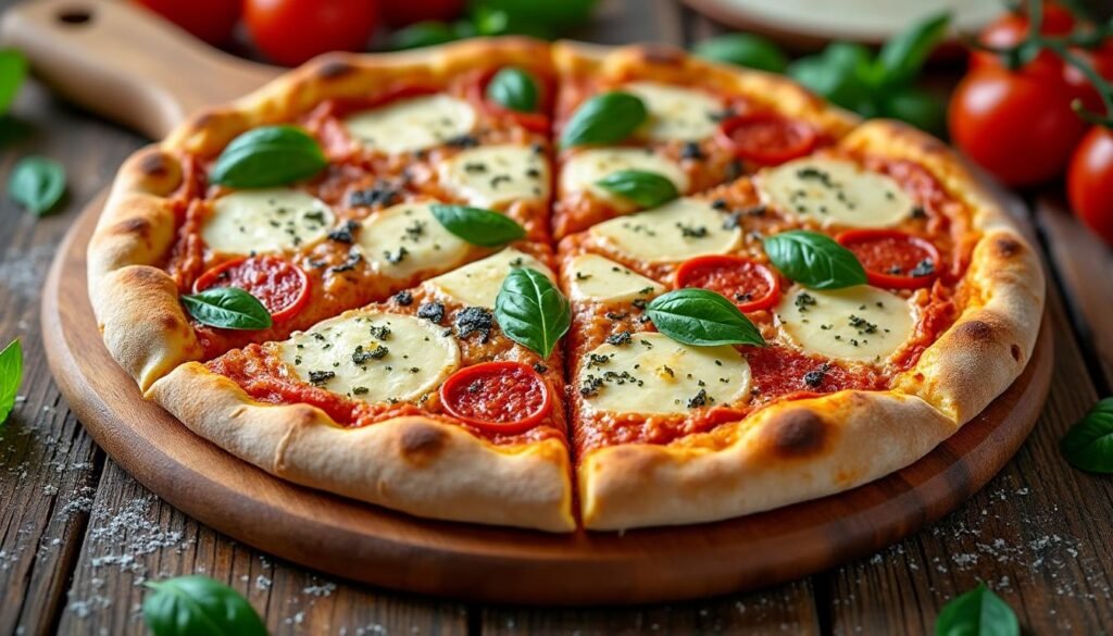 découvrez notre recette authentique de pizza quattro formaggi, alliant quatre fromages fondants pour un plaisir gourmand à l’italienne. facile, rapide et savoureuse, parfaite pour régaler toute la famille !