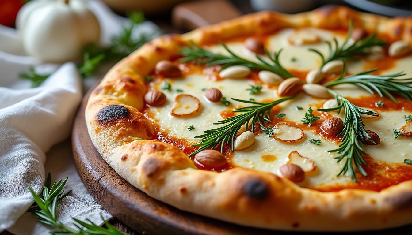 découvrez la recette authentique de la pizza quattro formaggi, une délicieuse pizza italienne garnie de quatre fromages fondants. facile à réaliser chez vous pour un moment gourmand et convivial !