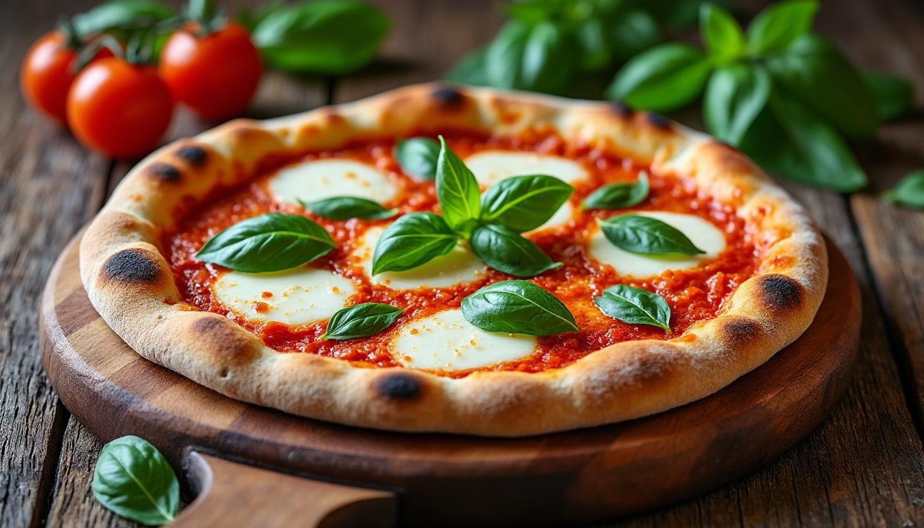 découvrez comment préparer une délicieuse pizza romana maison avec notre recette facile : pâte croustillante, sauce tomate savoureuse, mozzarella fondante et anchois, pour retrouver les saveurs authentiques de l’italie.