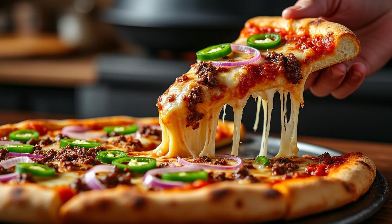 découvrez notre recette de pizza texane : une pâte croustillante garnie de sauce barbecue, poulet, poivrons et fromage fondant. un voyage gourmand aux saveurs du texas, facile à réaliser à la maison !