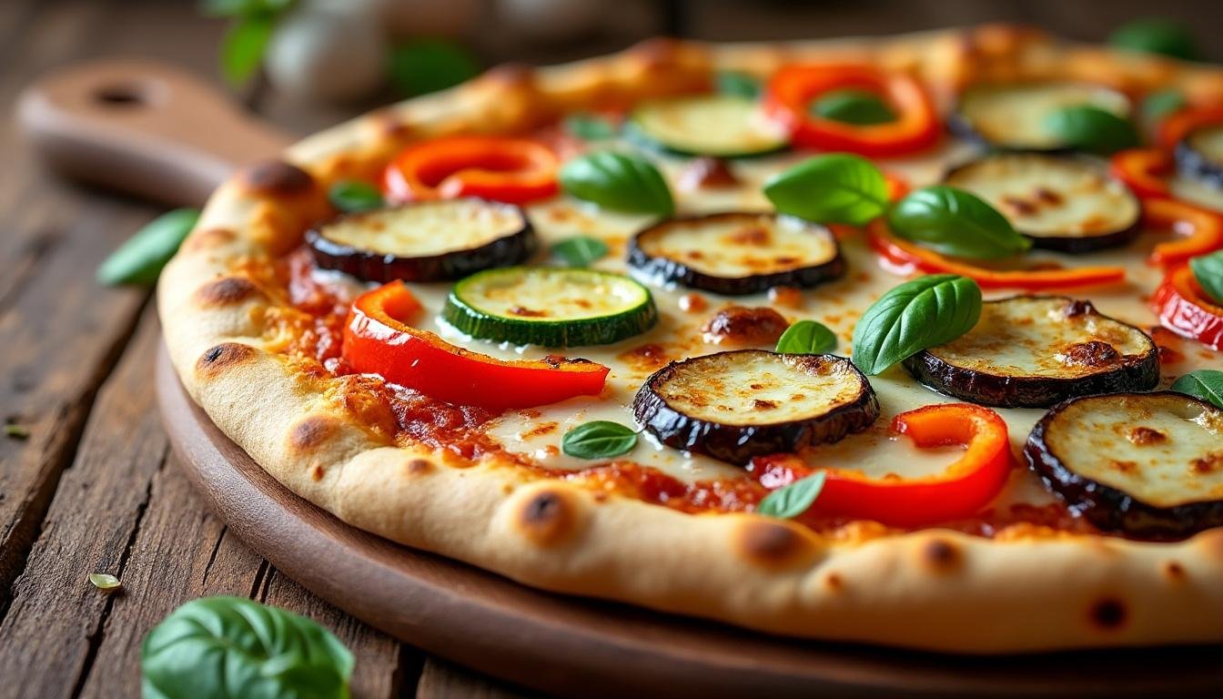 découvrez la recette facile de la pizza vegetariana : une pizza maison garnie de légumes frais, savoureuse et équilibrée. idéale pour un repas végétarien gourmand !